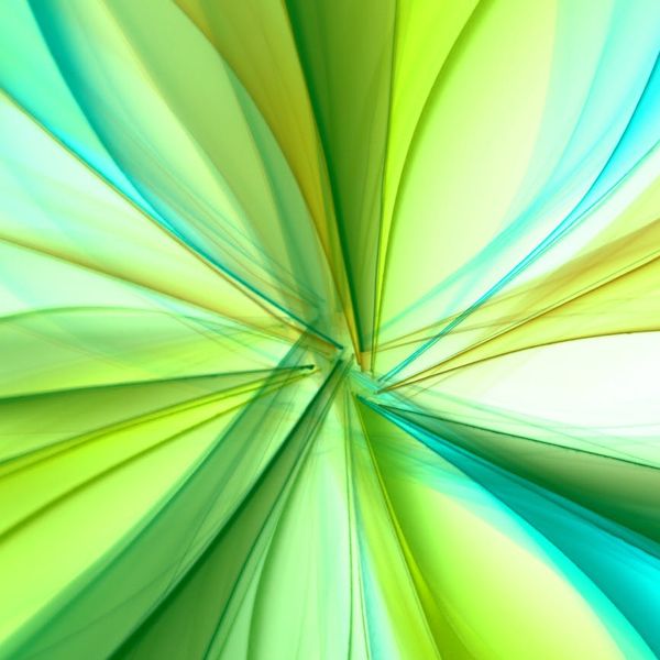 Abstract representation of fluid lines and shapes indicating gentle movement.